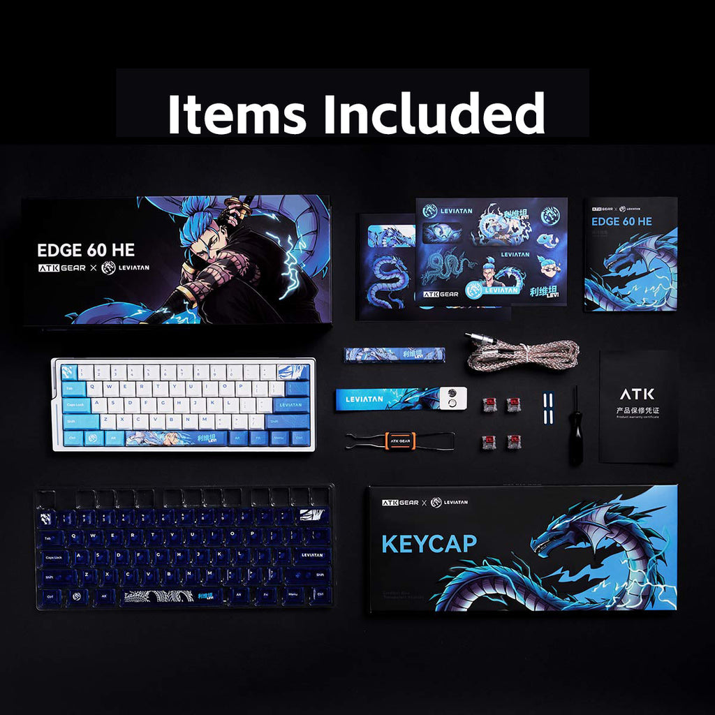 ATK EDGE 60HE ULTIMATE Esports Magnetic Keyboard - LEVIATAN Collaboration